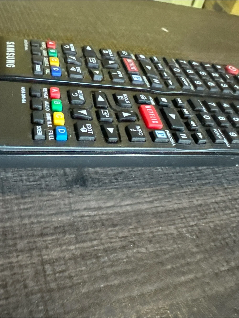 Original Samsung AK59-00146A / AK5900146A Blu-Ray Remote And A Spare Remote
